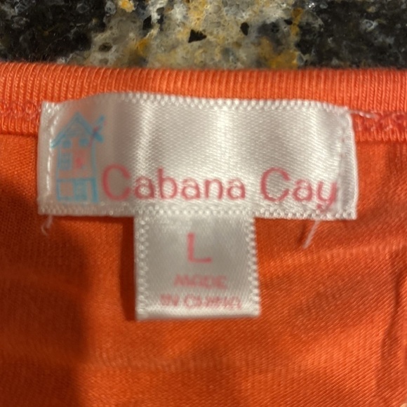 R womens Cabana Cay soft stretchy 3/4 sleeve regular size top L.   NWT - Picture 3 of 6